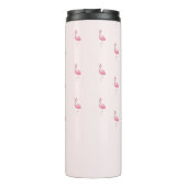 Bouteilles Isothermes Joli rose flamingo nom personnalisé rose (Dos)