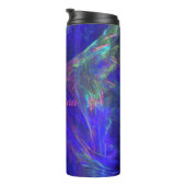 Bouteilles Isothermes Jolie Abstraite perruques vives de bleu rose vert (Tourné sur la droite)