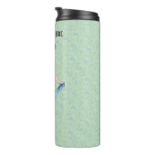 Bouteilles Isothermes Jolie dame ancienne Egypte Robe rose sur vert (Tourné sur la droite)