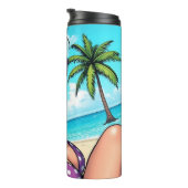 Bouteilles Isothermes Jolie dame en Bikini Retro Breach (Tourné sur la droite)