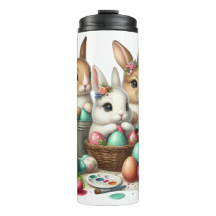 Bouteilles Isothermes Jolie fête de peinture de Pâques Bunny/Printemps