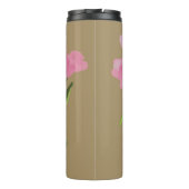 Bouteilles Isothermes Jolie Fleur de tulipe d'Art moderne Illustration + (Dos)