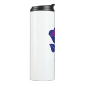 Bouteilles Isothermes Jolie Fleur Violette (Tourné sur la gauche)