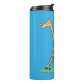 Bouteilles Isothermes Jolie girafe avec dessin animé de papillon (Tourné sur la gauche)