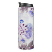 Bouteilles Isothermes Jolie impression de fleurs violettes (Tourné sur la droite)