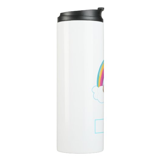 Bouteilles Isothermes Jolie machine à manger avec arc-en-ciel (Tourné sur la gauche)