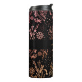 Bouteilles Isothermes Jolie Rose or florale (Tourné sur la gauche)