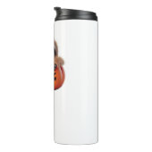 Bouteilles Isothermes Jolie Sloth assise dans un Citrouille. Hauteur heu (Tourné sur la droite)