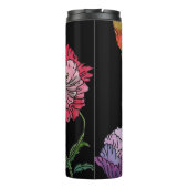 Bouteilles Isothermes Jolies chips sur la peinture d'aquarelle noire (Dos)