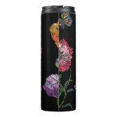 Bouteilles Isothermes Jolies chips sur la peinture d'aquarelle noire (Dos)