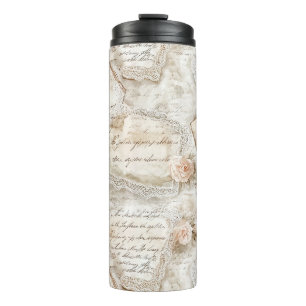 Bouteilles Isothermes Jolies lettres d'amour romantiques Roses carmin