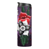 Bouteilles Isothermes Jonquille Whimsical Floral Purple Noir Rose Daisy (Tourné sur la droite)