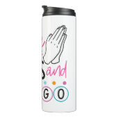 Bouteilles Isothermes Joueur de Bingo Jésus Foi Chrétien J'aime Jésus Un (Tourné sur la droite)