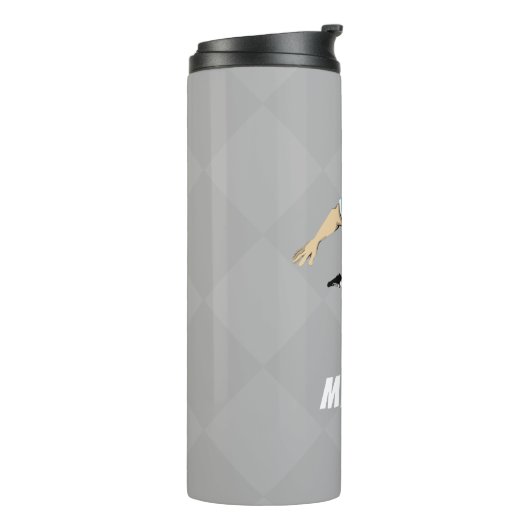 Bouteilles Isothermes Joueur de football Personnalisé Moderne Design ten (Tourné sur la gauche)