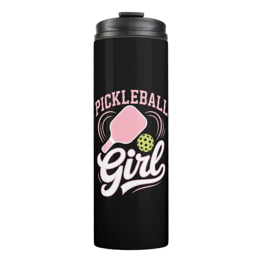 Bouteilles Isothermes Joueuse de pickleball fille (Devant)