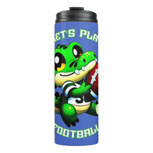 Bouteilles Isothermes Jouons au Football Cute Gator