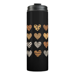 Bouteilles Isothermes Jour de la Saint-Valentin Cœur Léopard Mignon 