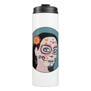 Bouteilles Isothermes Jour des morts de Día de Los Muertos