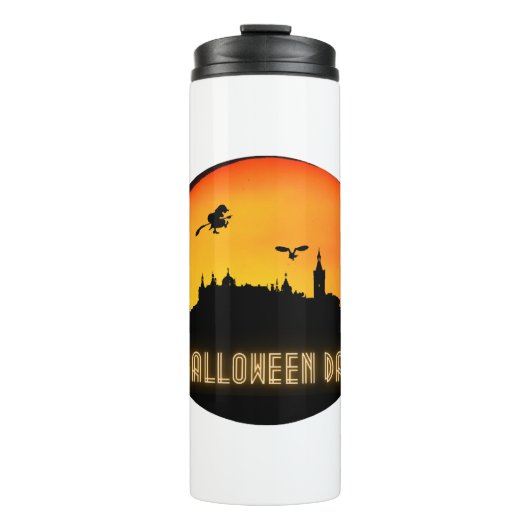 Bouteilles Isothermes jour d'halloween (Devant)