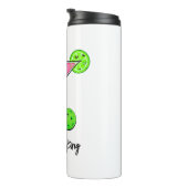 Bouteilles Isothermes Jour Diner Cocktail Cosmo Rose, Pickleball Limes (Tourné sur la droite)