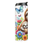 Bouteilles Isothermes Joyeuse fête des mères/ Sloth (Tourné sur la gauche)
