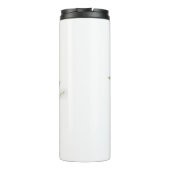 Bouteilles Isothermes Joyeuse fleur jaune d'anniversaire (Dos)