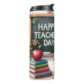 Bouteilles Isothermes Joyeuse Journée de l'enseignant (Tourné sur la gauche)