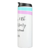Bouteilles Isothermes Joyeux 10e anniversaire de mariage nom simple mini (Tourné sur la droite)