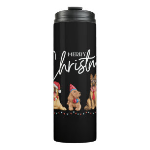 Bouteilles Isothermes Joyeux Amoureux des chiens de Noël