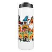 Bouteilles Isothermes Joyeux automne Y'all Gnome Leopard Gnome Sunflower (Devant)