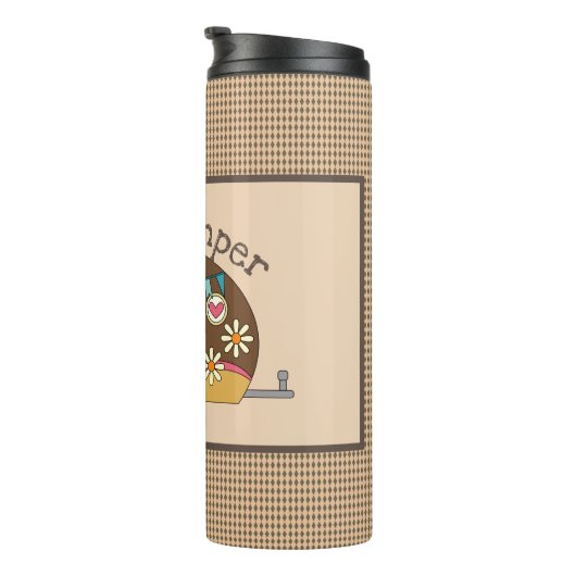 Bouteilles Isothermes Joyeux Camper Retro Daisies (Tourné sur la droite)