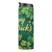 Bouteilles Isothermes Joyeux design de trèfle de la Saint-Patrick (Tourné sur la droite)