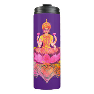Bouteilles Isothermes Joyeux Diwali - Deepalavi déesse Lakshmi 4