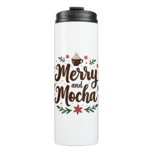Bouteilles Isothermes Joyeux et Mocha Boire Noël Café Noël Noël Noël Noë