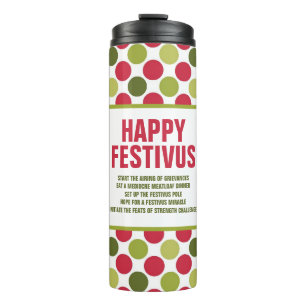 Bouteilles Isothermes Joyeux Festivus Tourisme Mug/Tumbler Thermique par