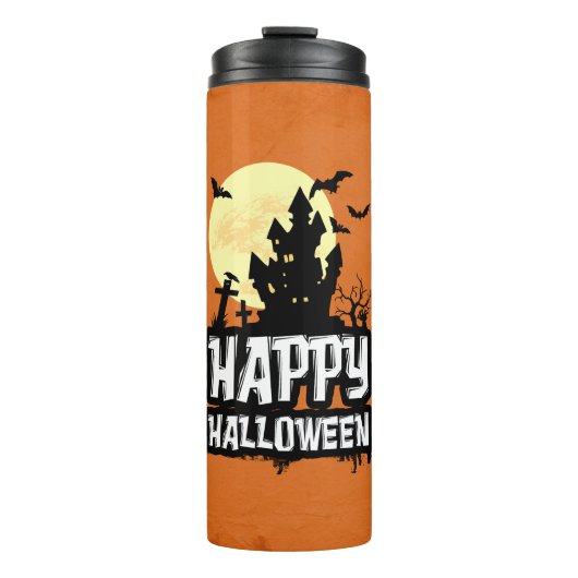Bouteilles Isothermes Joyeux Halloween (Devant)
