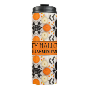 Bouteilles Isothermes Joyeux Halloween Citrouille Orange