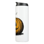 Bouteilles Isothermes Joyeux Halloween Jack O'Lantern Adulte Naturel (Tourné sur la droite)