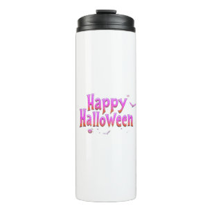 Bouteilles Isothermes Joyeux Halloween qui brille dans le noir