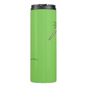 Bouteilles Isothermes Joyeux kiwi de saut avec dessin de cravate arc (Dos)