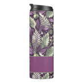 Bouteilles Isothermes Joyeux Motif de Noël vert violet #22 ID1009 (Tourné sur la droite)