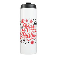 Joyeux Noël Design moderne | Rouge et blanc