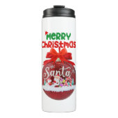 Bouteilles Isothermes Joyeux Noël joli santaclaus cadeau pour amis un (Devant)