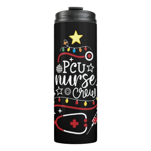 Bouteilles Isothermes Joyeux Noël Unité de soins progressifs Unité de so (Devant)