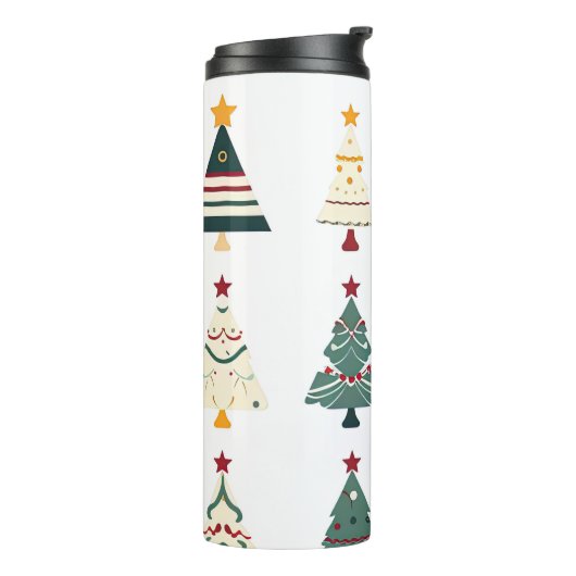 Bouteilles Isothermes Joyeux Noël vintage (Tourné sur la gauche)