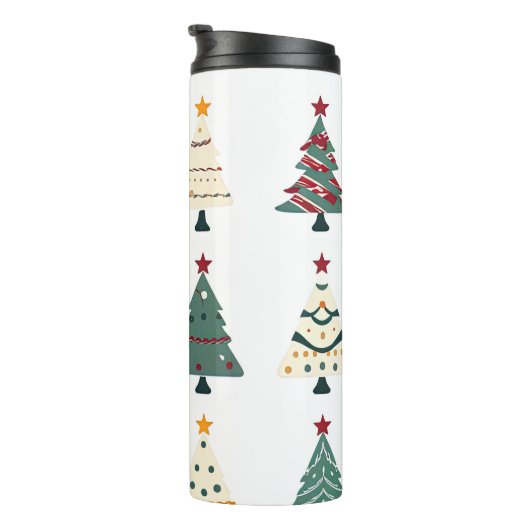 Bouteilles Isothermes Joyeux Noël vintage (Tourné sur la droite)