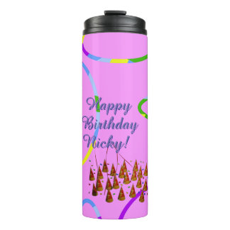 Bouteilles Isothermes Joyeux nom d'anniversaire