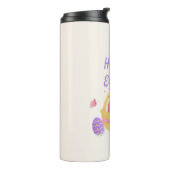 Bouteilles Isothermes Joyeux panier de Pâques et papillons (Tourné sur la gauche)