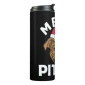 Bouteilles Isothermes Joyeux Pitmas Pitbull Chien moche de Noël Sweat Tr (Tourné sur la gauche)