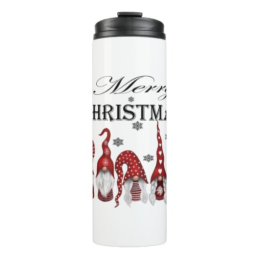 Bouteilles Isothermes Joyeux Tee - shirt graphique de Noël (Devant)